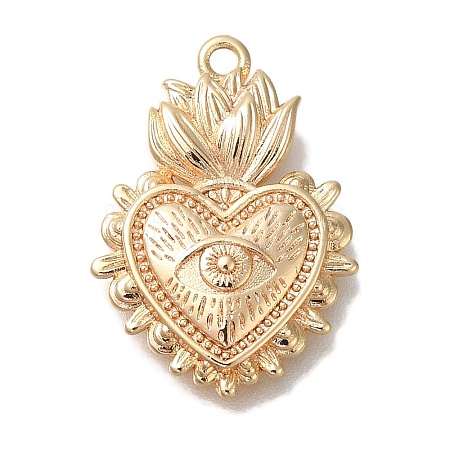 Brass Pendants KK-U038-09G-1