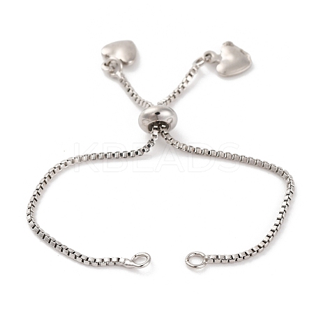 Brass Box Chain Bracelet Makings KK-C071-14P-1