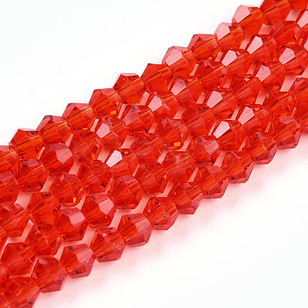 Transparent Glass Beads Strands EGLA-A039-T4mm-D31-1