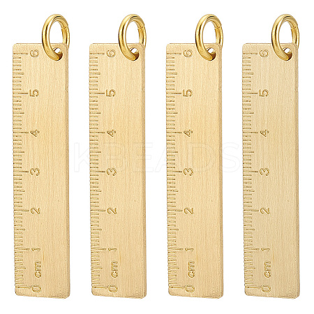 Brass Big Pendants LS-KK-WH0062-69G-1