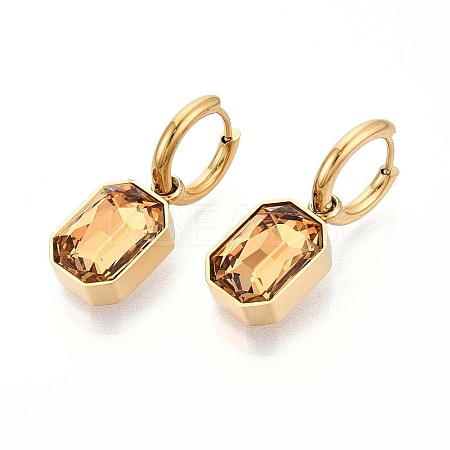 304 Stainless Steel Hoop Earrings EJEW-T047-14G-B-1