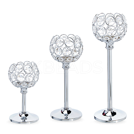 Iron Candle Holder AJEW-WH0880-02P-1