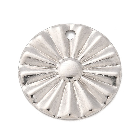 304 Stainless Steel Pendants STAS-F349-05P-03-1