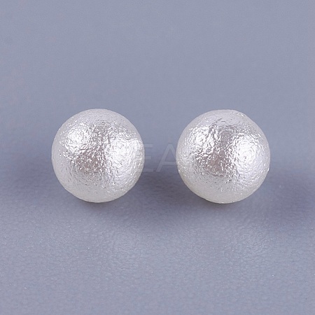 Eco-Friendly ABS Plastic Imitation Pearl Beads KY-WH0012-01A-1