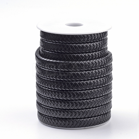 Leather Braided Cords WL-R009-12x6-01-1