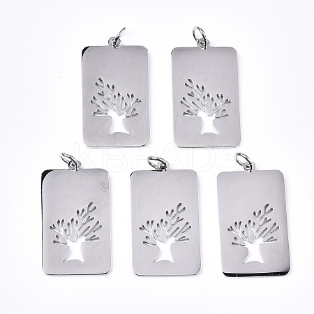 Non-Tarnish 304 Stainless Steel Pendants STAS-S116-016P-1