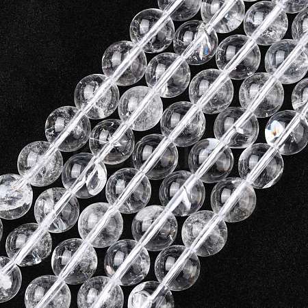 Natural Quartz Crystal Beads Strands X-G-C175-10mm-2-1