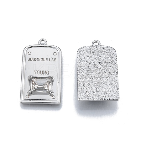 Rack Plating Alloy Pendants PALLOY-N150-69-01P-1