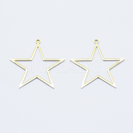 Long-Lasting Plated Brass Pendants KK-K204-076G-NF-1