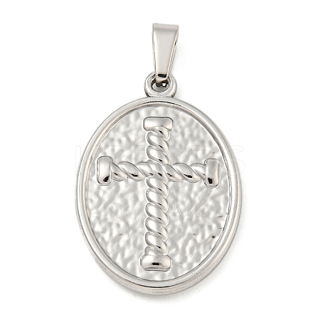 Non-Tarnish 304 Stainless Steel Pendants STAS-B071-02J-24P-1