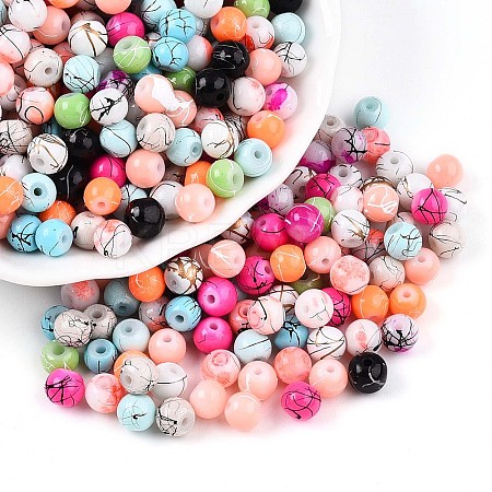 Drawbench Glass Beads X1-DGLA-S115-6mm-ML-1