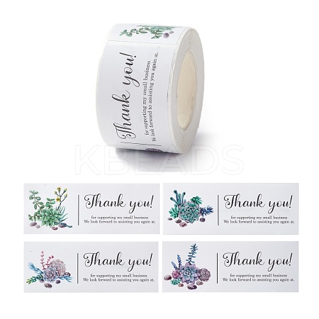 Thank You Stickers Roll DIY-O021-06-1