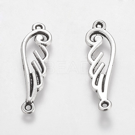 Wing Tibetan Style Alloy Links connectors LS-TIBE-5381-AS-LF-1