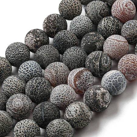 Natural Weathered Agate Beads Strands G-P538-A01-08-1