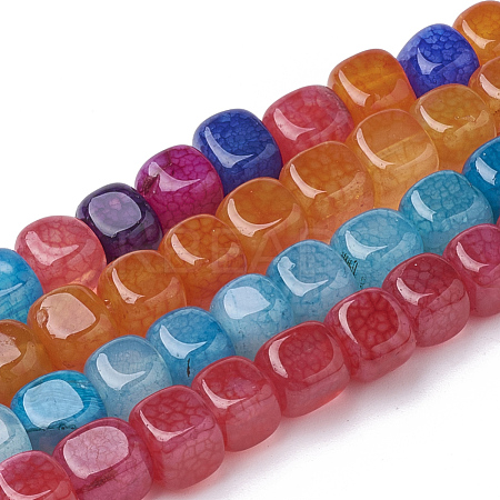 Natural Agate Beads Strands G-S287-M-1