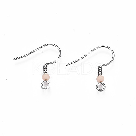 304 Stainless Steel Earring Hooks STAS-S057-63C-1