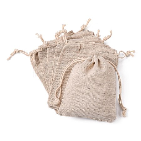 Cotton Packing Pouches Drawstring Bags LS-ABAG-R011-12x15-1