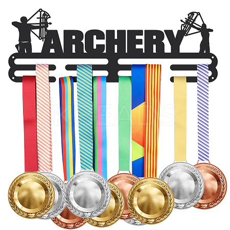 Fashion Iron Medal Hanger Holder Display Wall Rack ODIS-WH0021-302-1