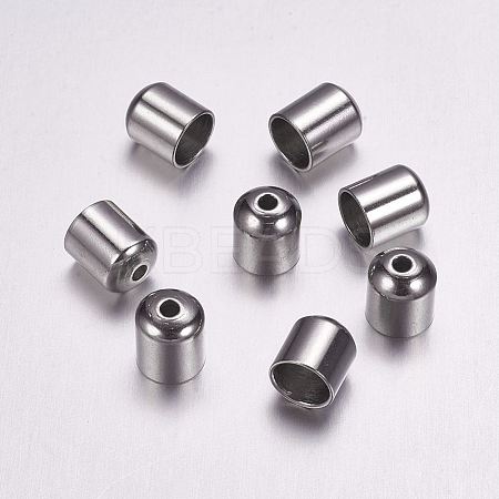 Tarnish Resistant 316 Surgical Stainless Steel Cord Ends LS-STAS-F117-55P-5mm-1