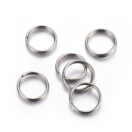 Non-Tarnish 304 Stainless Steel Split Rings LS-X-STAS-P223-22P-09-1