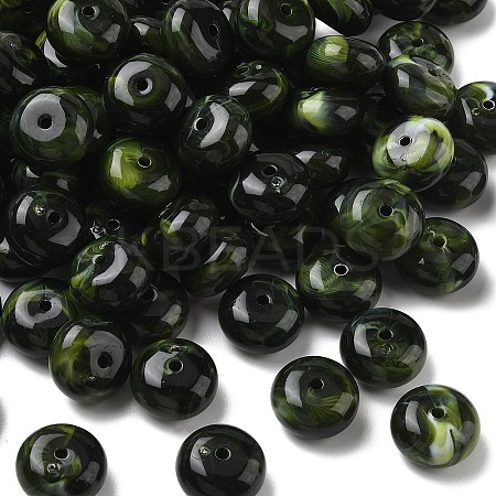 Two Tone Acrylic Beads AC-CBABA33-01R-1