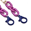 Personalized Aluminium & Acrylic Chain Necklaces NJEW-JN02911-04-3