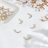20Pcs 2 Colors Alloy Moon Pendants FIND-LP0005-25-1