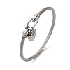 304 Stainless Steel Charm Bangles LS-BJEW-K280-03P-4