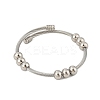 304 Stainless Steel Cuff Bangles for Women BJEW-Z087-11P-2