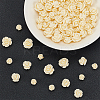 90Pcs 3 Styles Dyed Synthetic Coral Beads CORA-GA0001-03-4