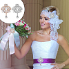 4Pcs 2 Colors Alloy Crystal Rhinestone Brooches for Clothes Backpack JEWB-GA0001-39-5