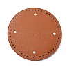 PU Leather Knitting Crochet Bags Nail Bottom Shaper Pad FIND-WH0114-84C-01-1