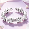 Brass Micro Pave Cubic Zirconia Cuff Open Rings WG41935-01-1