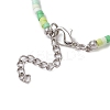 Handmade Glass Seed and Synthetic Turquoise Beaded Bracelets for Women BJEW-JB11299-4