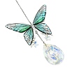 Teardrop Star Glass Crystal Suncatcher HJEW-JM04950-2