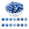 Dyed & Heated Natural Blue Aventurine Beads Strands G-AR0001-54-1