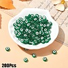 200Pcs Transparent Acrylic Beads TACR-YW0002-08F-1