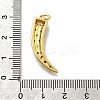 Brass Micro Pave Cubic Zirconia Enamel Pendants KK-D339-09G-3