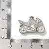Anti-Tarnish 304 Stainless Steel Pendants STAS-Q334-13P-3