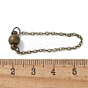 Brass Magnetic Clasps KK-U052-28AB-3