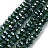 Electroplate Glass Bead Strands EGLA-R015-6mm-17-1