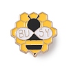 Busy Bees with Honeycomb Enamel Pins LS-JEWB-B029-02B-1