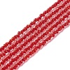 Transparent Glass Beads Strands GLAA-C019-01A-30-1