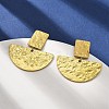 304 Stainless Steel Dangle Stud Earrings for Women EJEW-K268-12B-G-2