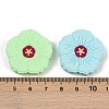 Flower Food Grade Silicone Focal Beads SIL-A011-02C-3