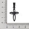 Ion Plating(IP) 304 Stainless Steel Pendants STAS-L210-30B-2