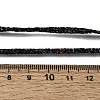 3.5MM Polyester Metallic Cord Braided Cord Necklace Making FB-CBAA152-01G-10-3