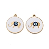 Ion Plating(IP) 316 Surgical Stainless Steel Pendants STAS-U014-58C-02-1