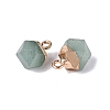 Natural Green Aventurine Pendants G-N359-18G-08-2