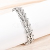 304 Stainless Steel Link Chain Bracelets for Women LS-BJEW-C113-01P-1